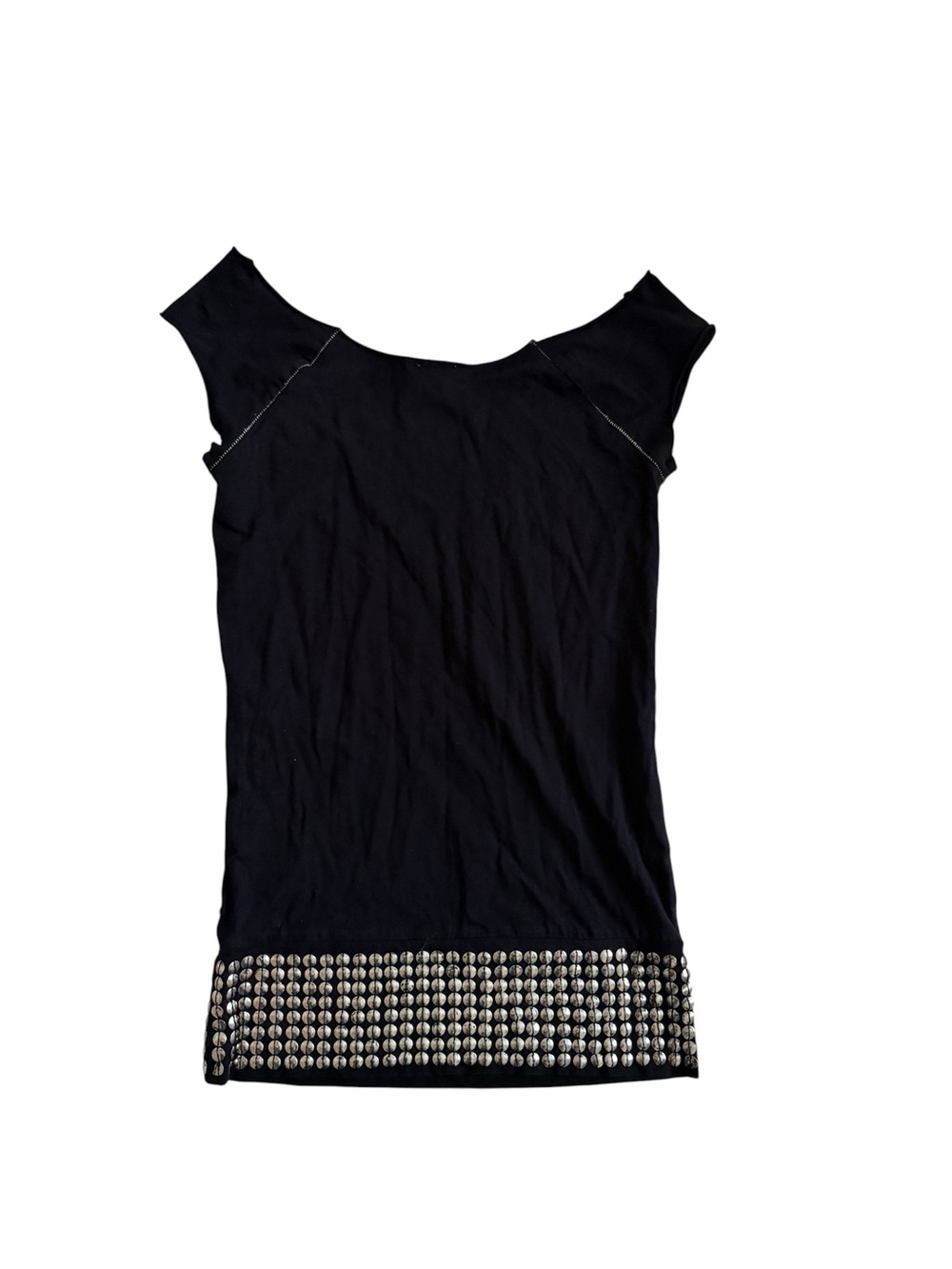 VINTAGE GUESS STUDDED WAIST TOP - Picture 2 of 3